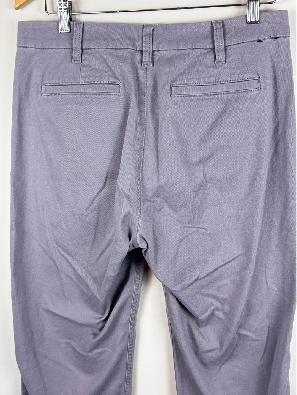J.Crew High-Rise Girlfriend Chino Pants Size 6 Gray Straight Leg Cotton Stretch
